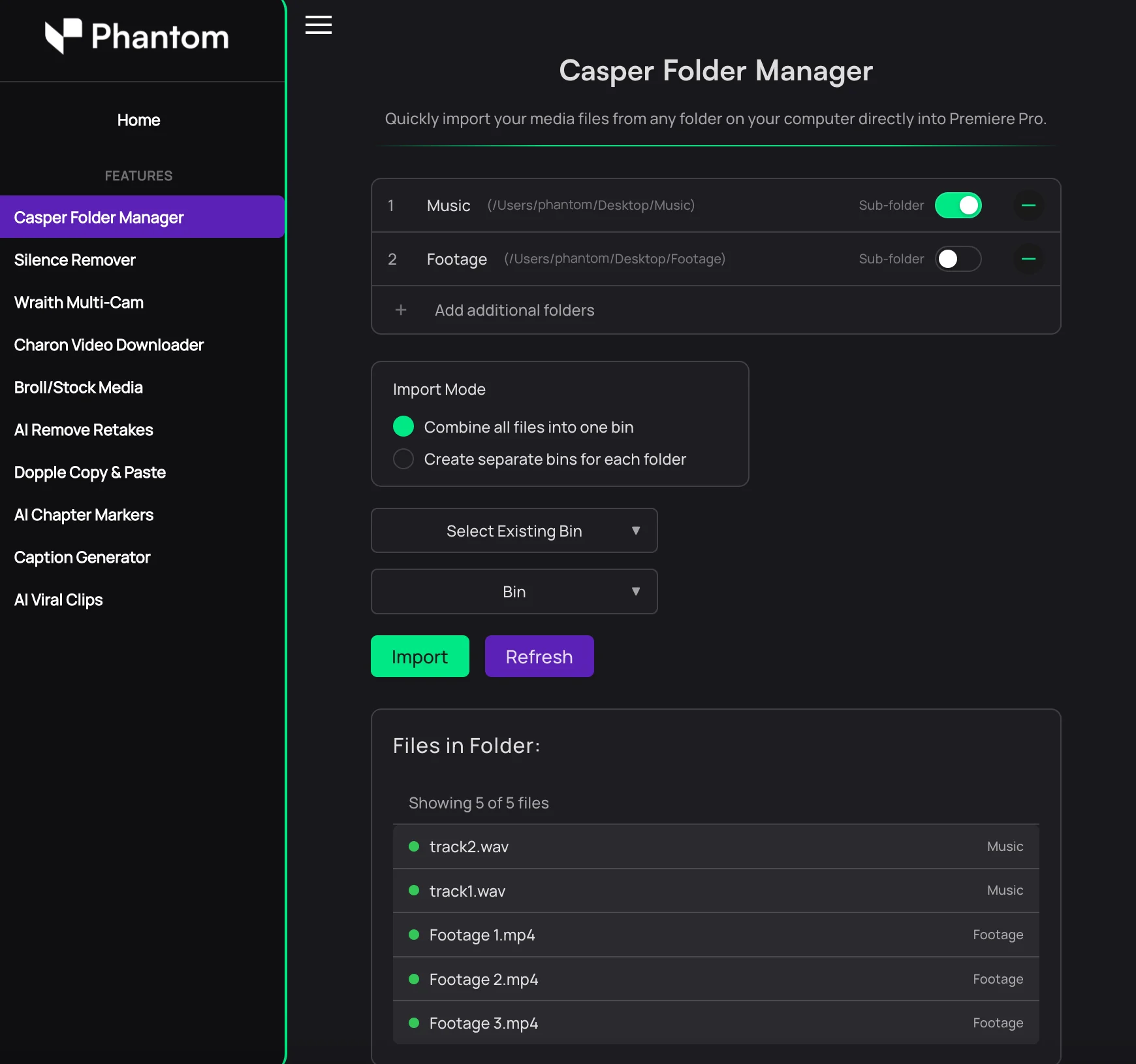 Products – AI Video Editing Tools | Phantom Editor | Phantom Editor