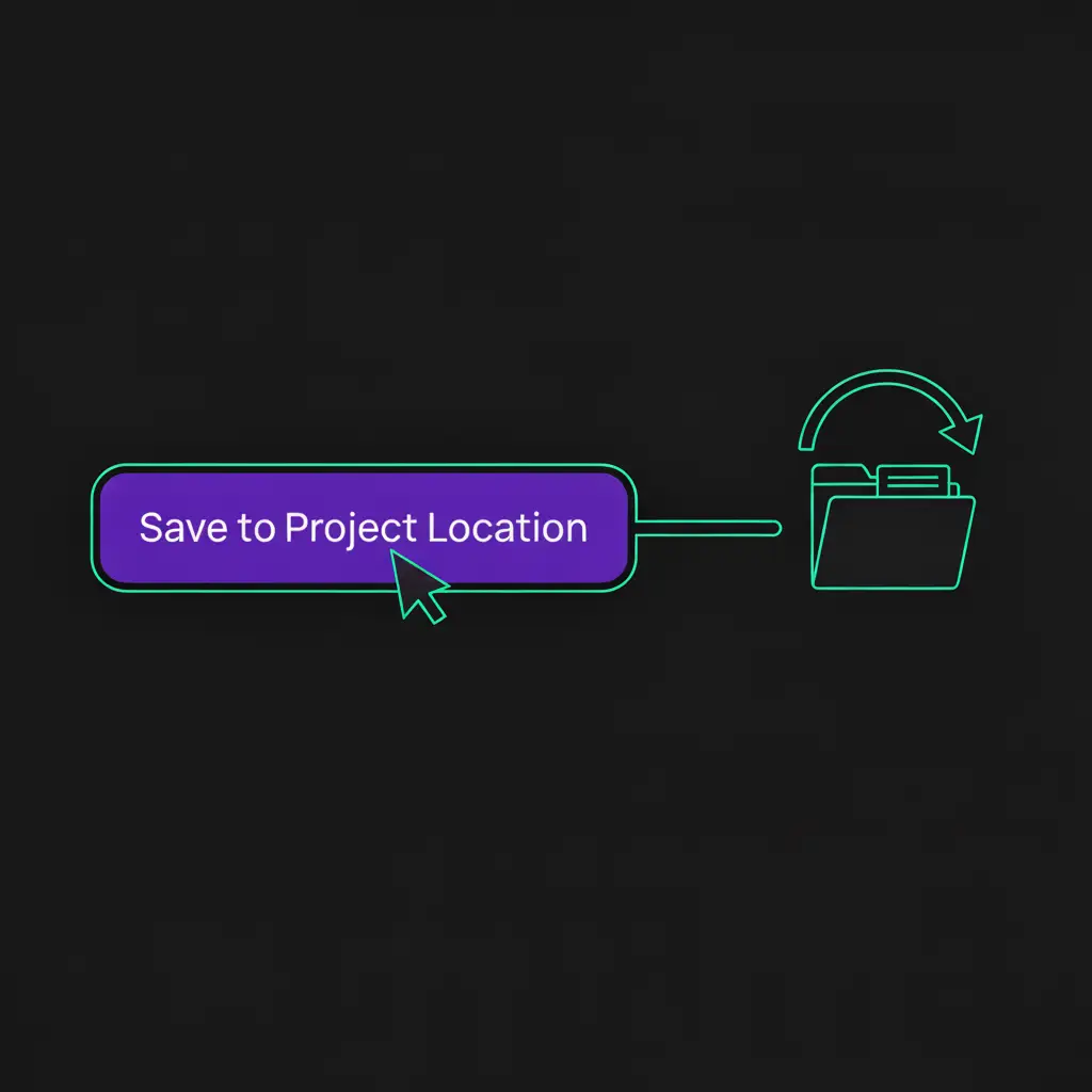 Quickly Save to Project Location