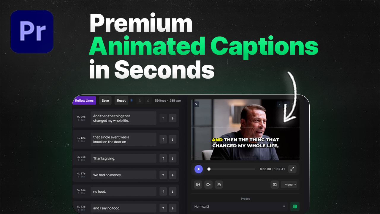 Banshee Captioner: The Best AI Animated Caption Tool for Premiere Pro ...