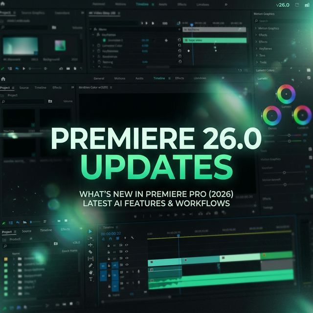 What's New in Premiere Pro 26.0 (2026)
