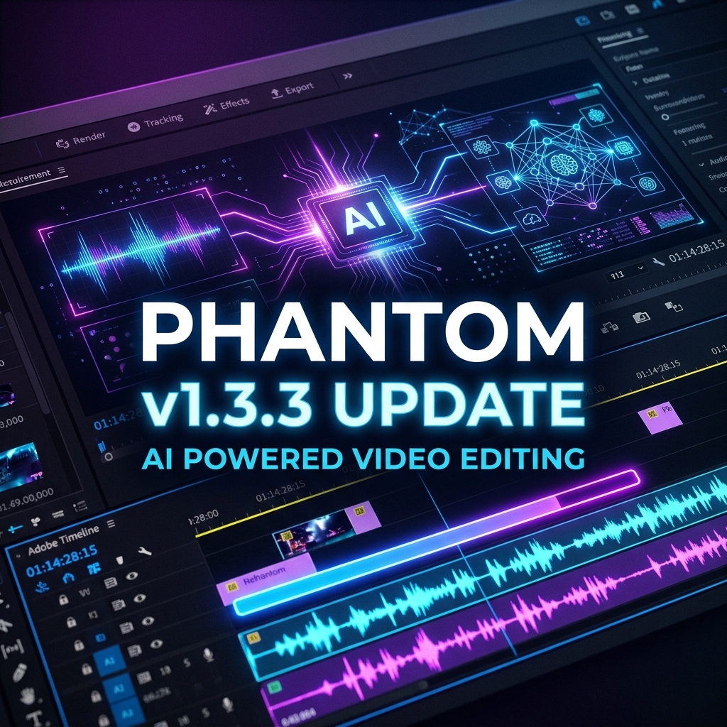 Phantom & Wraith Version 1.3.3 Update, Upgraded Repeat Remover, Echoe Scribe, Silence Remover + more