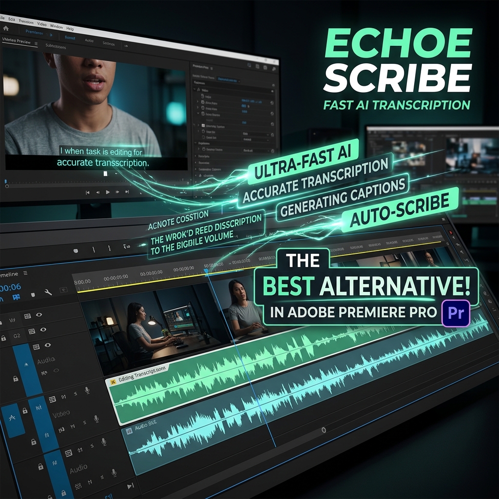 The Best Transcription Alternative in Adobe Premiere Pro